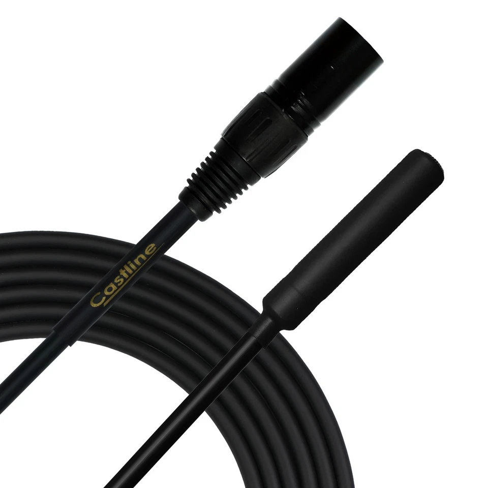 Castline Gold XLR Female to 1/4" TS Female Patch Cable Mogami Neglex 2549 - Image 1 of 4