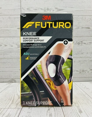 Регулируемая умеренная поддержка колена Futuro Sport Performance Comfort 13–17,5 дюйма R/L - Изображение 1 из 4