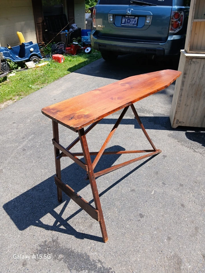Vintage Ironing Board Cover with Fasteners On Original Cardboar - Image 1 of 1