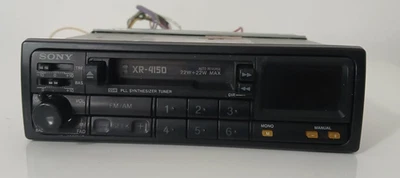 Autoradio Sony XR4150 Stereo Radio Cassetta Vintage - Immagine 1 di 4