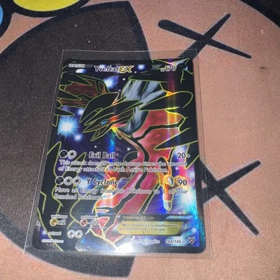 Pokémon TCG Yveltal EX 144/146 XY Base Set 2014 Full Art Holo Rare Card nm  - Image 1 of 4