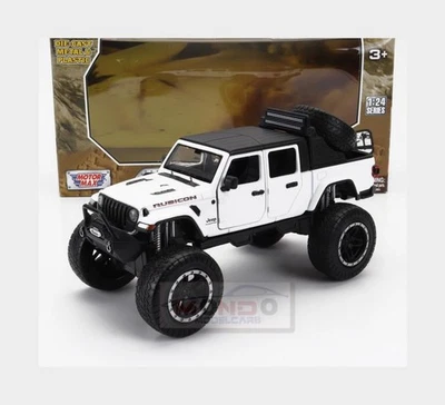 1:27 MOTORMAX Jeep Gladiator Pick-Up Rubicon 2021 White MTM79145W Model - Image 1 of 2