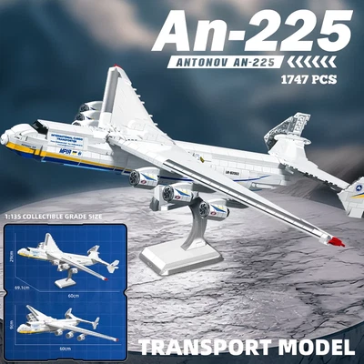 Antonov An-225 Transport Aircraft Building blocks 1747pcs - Image 1 of 4
