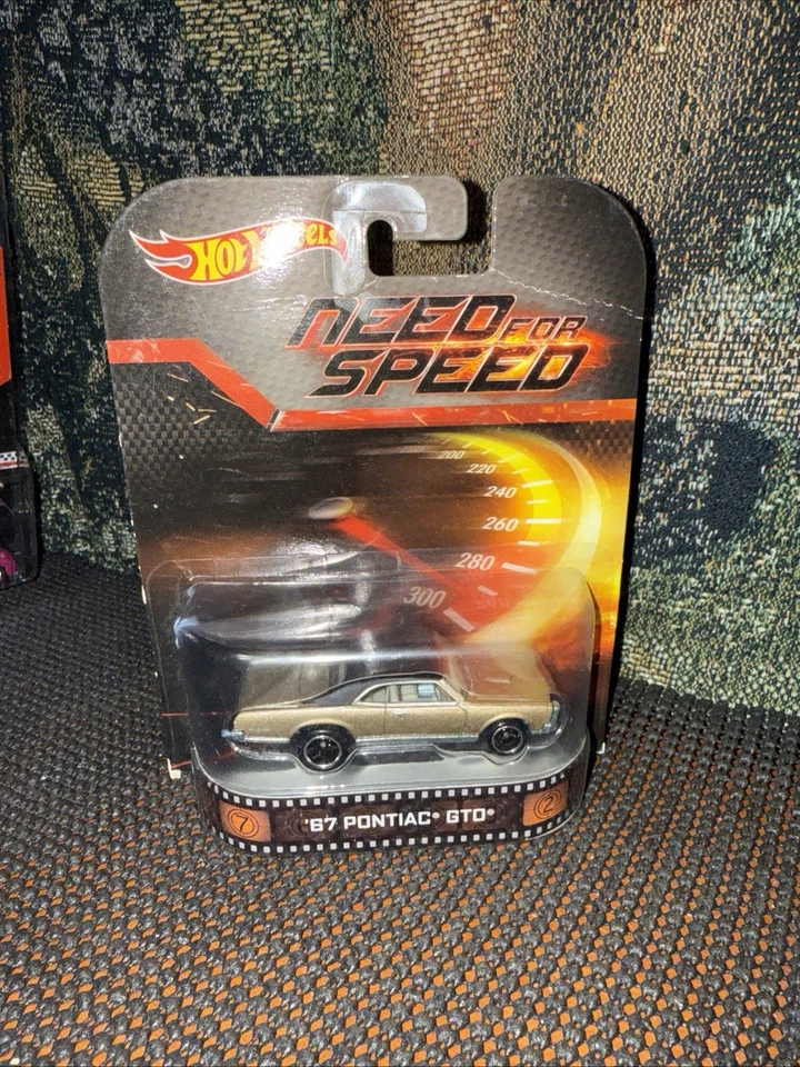 Hot Wheels Retro Entertainment '67 PONTIAC GTO Need for Speed 1/64 Foto 1 de 1