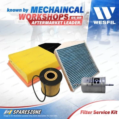 Wesfil Oil Air Fuel Cabin Filter Service Kit for Volvo XC90 2.5L 2003-2007 - image 1 of 2