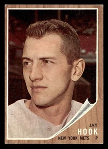 Tarjeta Topps de Jay Hook 1962 #94 de los New York Mets - Imagen 1 de 2