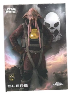 2025 Topps Chrome Star Wars Trading Card Skeleton Crew Glerb - Picture 1 of 2