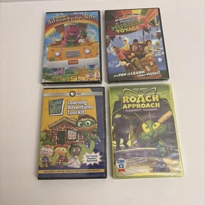 4 Family DVDs, Super Why Learning Adventures Tool Kit (2010), Bruce Barry’s The  - Picture 1 of 8