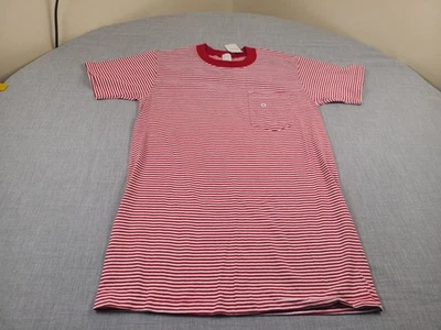 Camisa De Colección FADED GLORY Para Hombre Pequeña Rayas Rojas Clásica Años 80 NUEVA NOS Foto 1 de 4