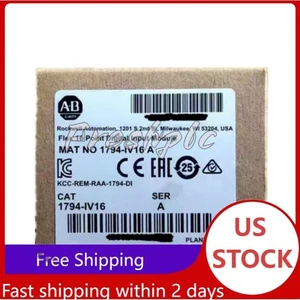 Nuevo módulo de entrada digital sellado de fábrica AB 1794-IV16 Flex 16 Pt EE. UU. Impuestos gratuitos - Imagen 1 de 4