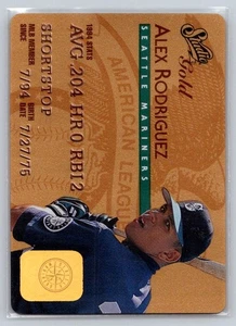 Tarjeta de crédito Studio #18 1995 Alex Rodríguez Gold Seattle Mariners - Imagen 1 de 2