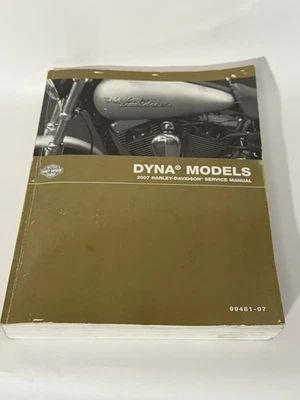 Harley Davidson Dyna Models 2007 OEM manual de servicio, Foto 1 de 3