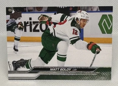 Matt Boldy 2023-24 Upper Deck Series 1 #89 Minnesota Wild - Image 1 of 2