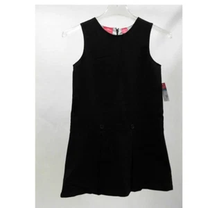 Dockers Girls School Uniform Dress 10 Navy Blue Regular Fit Back Zipper - Picture 1 of 2