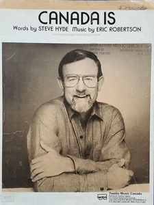 Canada Is By Eric Robertson Piano Guitar Vocal Sheet Music g4 - Picture 1 of 2