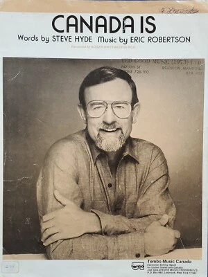 Canada Is By Eric Robertson Piano Guitar Vocal Sheet Music g4 - Image 1 of 2