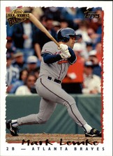 2005 Topps All-Time Fan Favorites Atlanta Braves Baseball Card #65 Mark Lemke