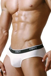 OBOY Hipslip Ripp Retro ~ Weiß ~ Gr. XL - Bild 1 von 3