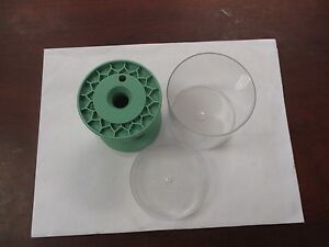 Hafner & Krullman Gmbh Used Green Cylindrical Barrelled Delivery Spools (QTY 10)