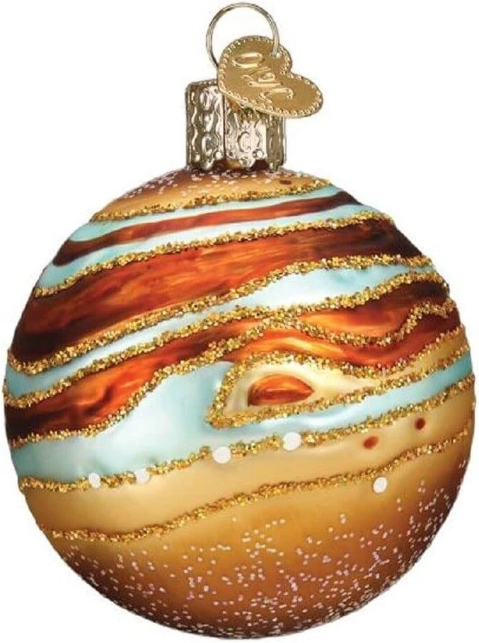 Old World Christmas Jupiter Glass Solar System Largest Planet 22040