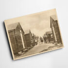 A3 PRINT - Vintage Yorkshire - Main Avenue Holiday Fellowship Camp Staithes