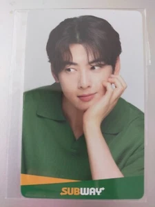 ASTRO Cha Eunwoo Subway Photo card 2023 2nd edition - Picture 1 of 2