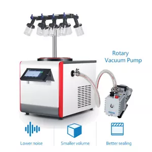 60E Liofilizador de Vacío Secado Compresor de Aire Filtro Máquina de Laboratorio - Imagen 1 de 12