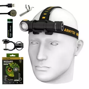 Armytek Wizard C2 Pro Max LR Magnet Rechargeable Headlamp (White) 4150 Lumens - Picture 1 of 12