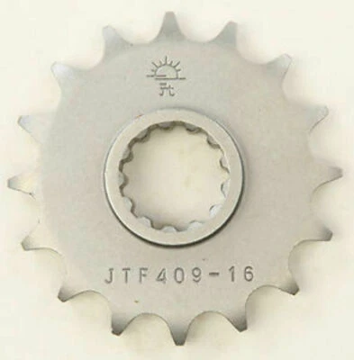 16T 428 Front Sprocket 03-06 Kawasaki KLX125L 86-17 Suzuki DR/DRZ 125 JTF409.16 — 第 1/3 张图片