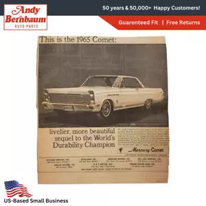 1965 Ford Mercury Comet Dealer Public Promotional Newspaper Print Advertisement - Picture 1 of 4