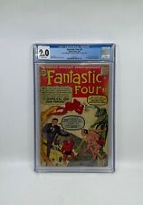 Fantastic Four #6 Marvel Comics 1962 CGC 2.0 Off White Pages 