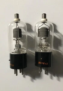 Par de tubos de vacío Raytheon JAN-CRP-72, hechos en Estados Unidos, en caja - Imagen 1 de 2