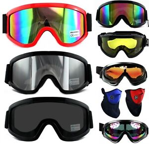 Skibrille UV400 Snowboard Rodel Brille Anti Fog Verspiegelt Damen Herren S2 S3