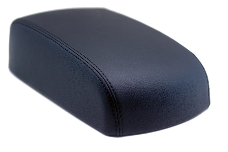 Se adapta a 07-12 Nissan Sentra reposabrazos de cuero sintético cubierta de consola central negra Foto 1 de 2