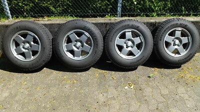 Original 2013 Jeep Wrangler JK Kompletträder, 7.5JX17, LT235/80 R17, TOP-ZUSTAND - Bild 1 von 4