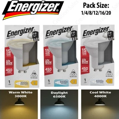 GU10 LED Bulbs Spotlight Non Dimmable Cool Warm Day White Lights Lamps Downlight - Image 1 of 4