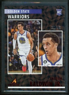 2022-23 PATRICK BALDWIN JR 31/48 PANINI CHRONICLES PINNACLE ROOKIE RC #91 ASIA - Image 1 of 2