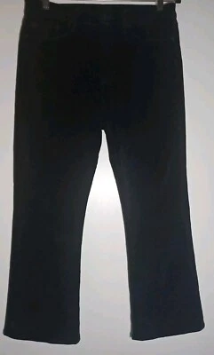 Pantalones cortos de pierna de bota de tiro alto Brix de terciopelo azul oscuro para mujer Hudson, talla 31. Foto 1 de 3