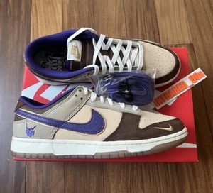 NEW Nike Dunk Low Prm Setsubun Men’s Size 9.5 Beige Brown Purple DQ5009-268 - Picture 1 of 10