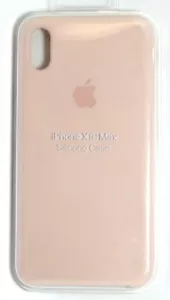 Apple - iPhone XS Max Silicone Case - Pink Sand - Picture 1 of 3