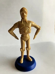 Star Wars C-3PO cake Topper 4'' pvc figurine décor preowned - Picture 1 of 6