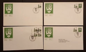 Canada Stamps 1979 First Day Covers x 4 Definitives Parliament Leaf QEII (w) - Picture 1 of 2