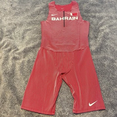 Nike Elite Pro BAHRAIN Track & Field Singlet Speed Suit Men Size Large - Image 1 of 4