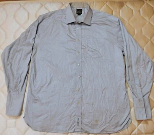 JOS A BANK Signature Collection Light Blue French Cuff Dress Shirt Size 17.5-36 - Picture 1 of 4
