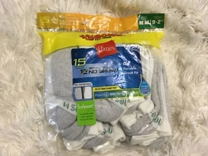 Hanes boys cushion no show socks fits shoe size 9-2.5 M New - Picture 1 of 2