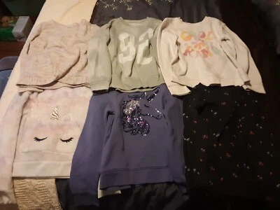 Sudaderas/camisas de manga larga para niñas talla 7 - Jumping Bean/Abercrombie Foto 1 de 4