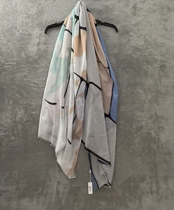 Charming Charlie Scarf Woman One Size Geometric Multicolor Polyester Lightweigh - Picture 1 of 9