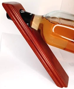Wooden Red Gum Wine bottle holder stand Port of Echuca Woodturners - Picture 1 of 5