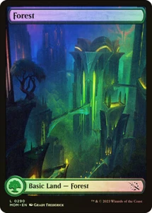 MTG FOIL Forest 290 Full Art - March of the Machine #290 - Bild 1 von 1