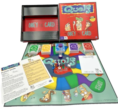 Quelf Board Game The Unpredictable Random Party Game Spin Master 2010 Complete - Image 1 of 4